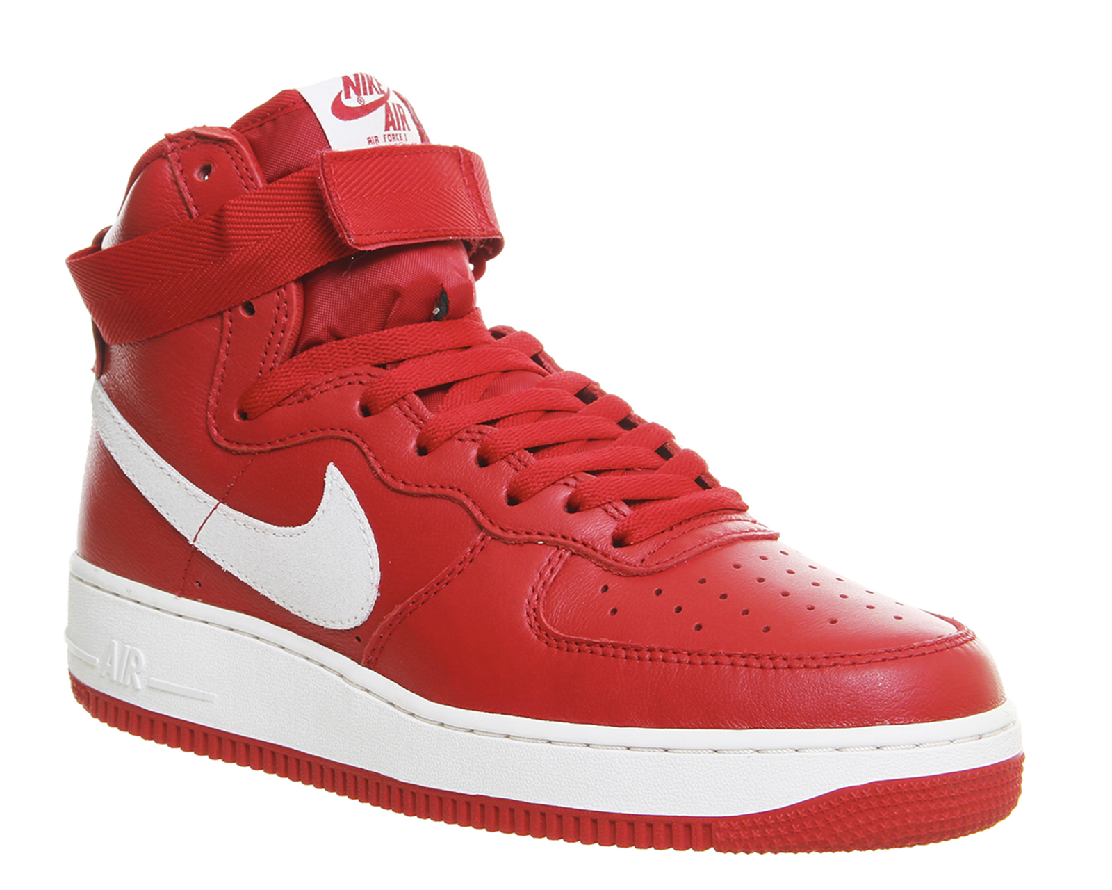 NikeAir Force 1 HiGym Red Summit White Qs