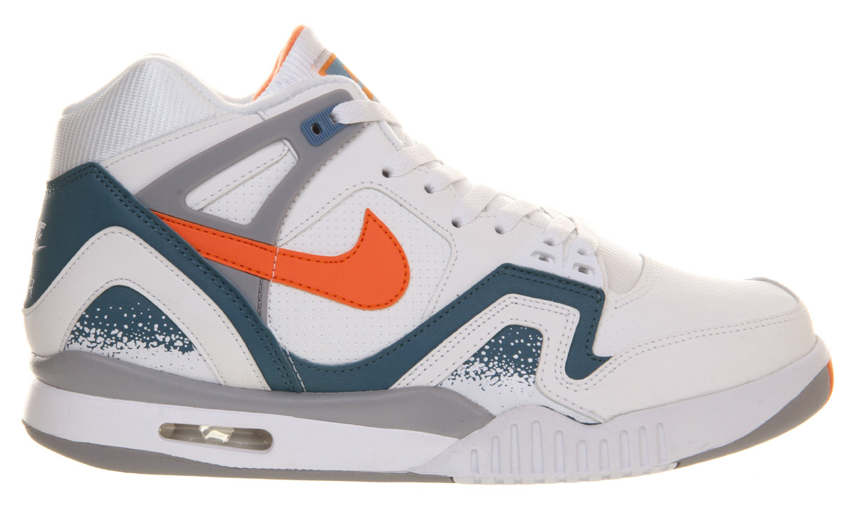 NikeAir Tech Challenge IIWhite Orange Burst Qs