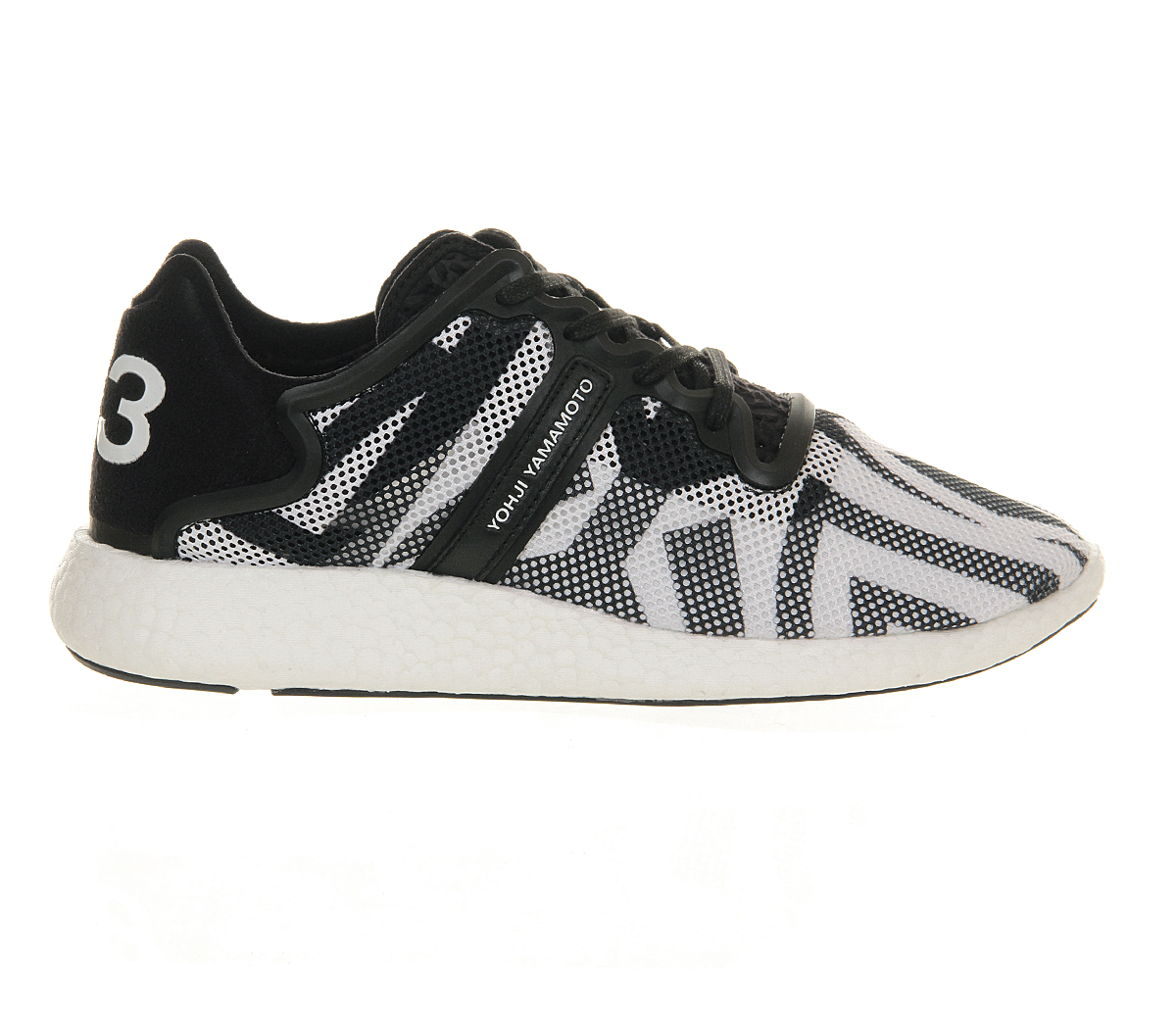 adidas Y-3Y3 BoostWhite Black Print