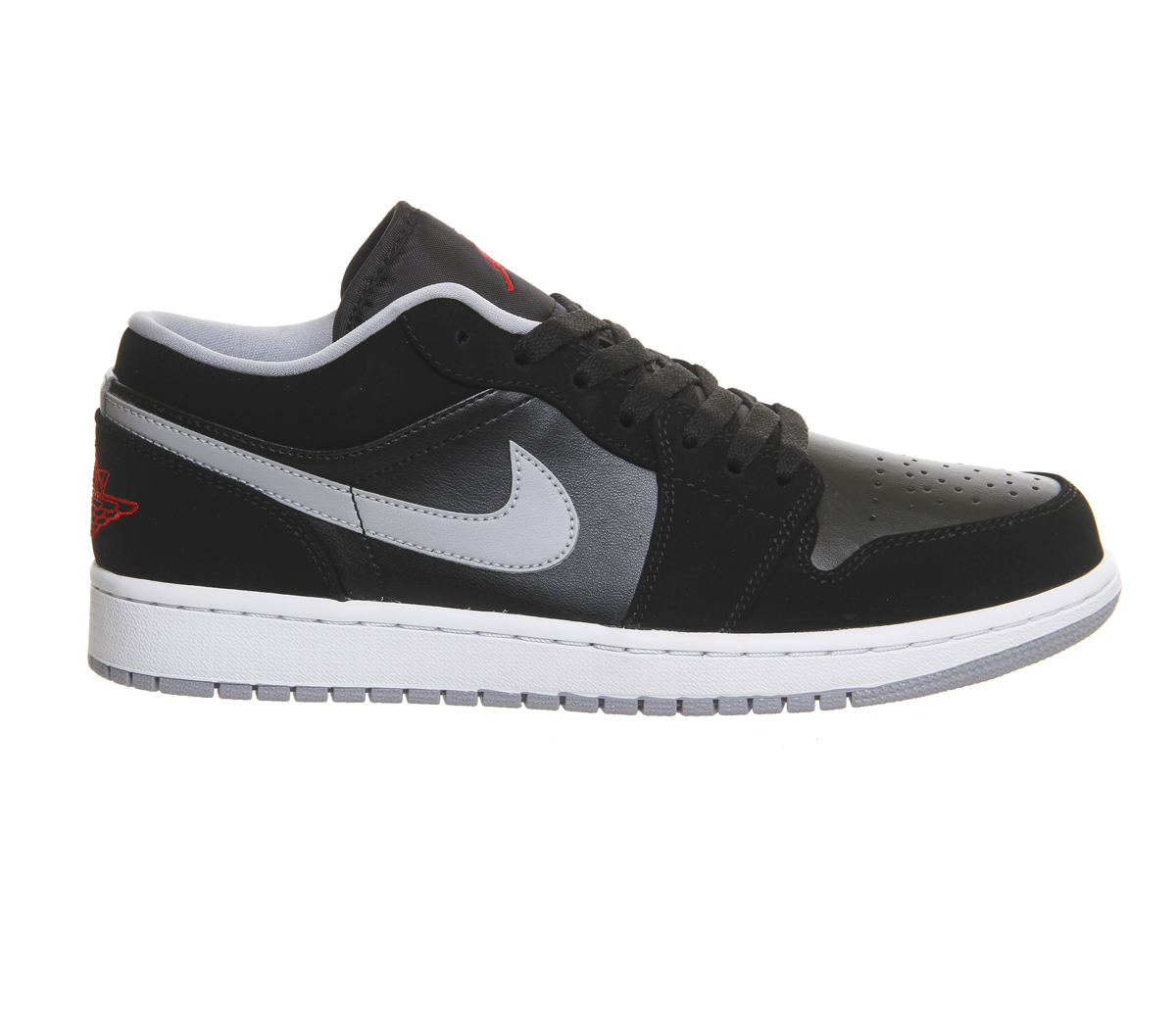 JordanAir Jordan 1 LowBlack Wolf Grey White