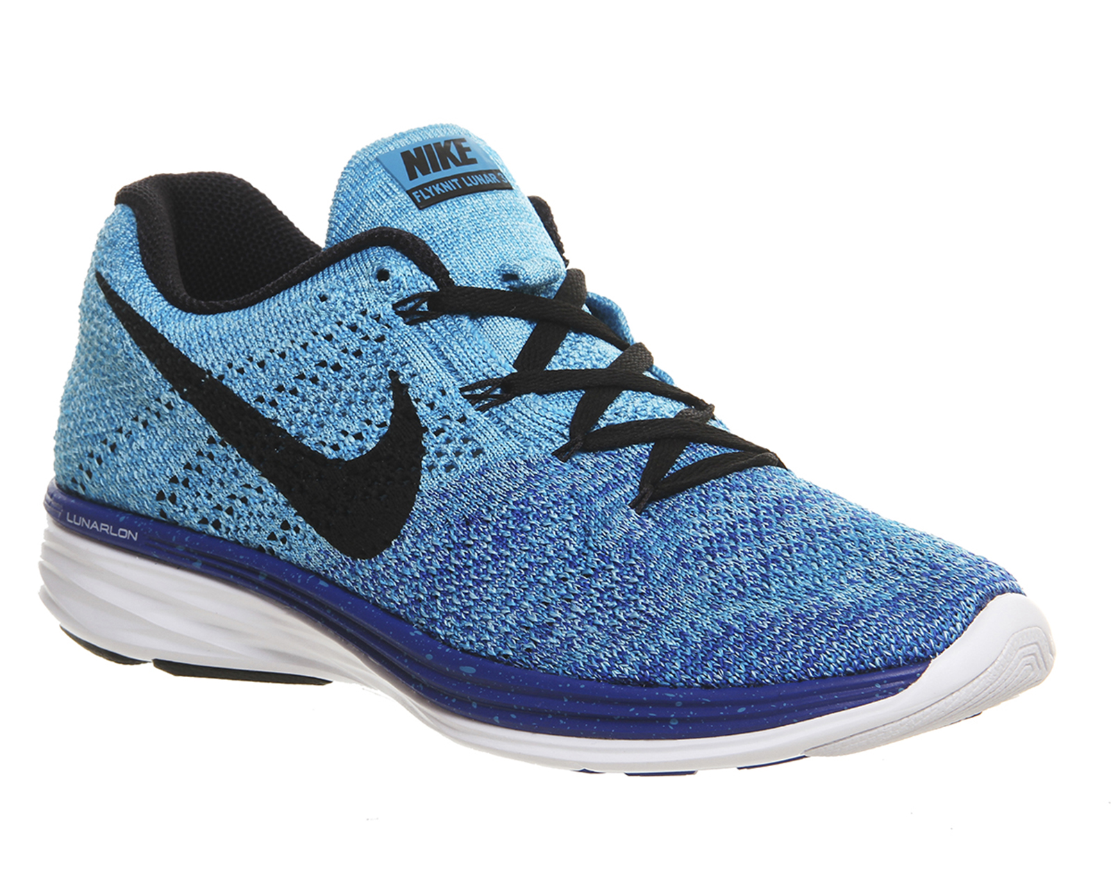 NikeFlyknit Lunar 3 Trainers Game Royal Black