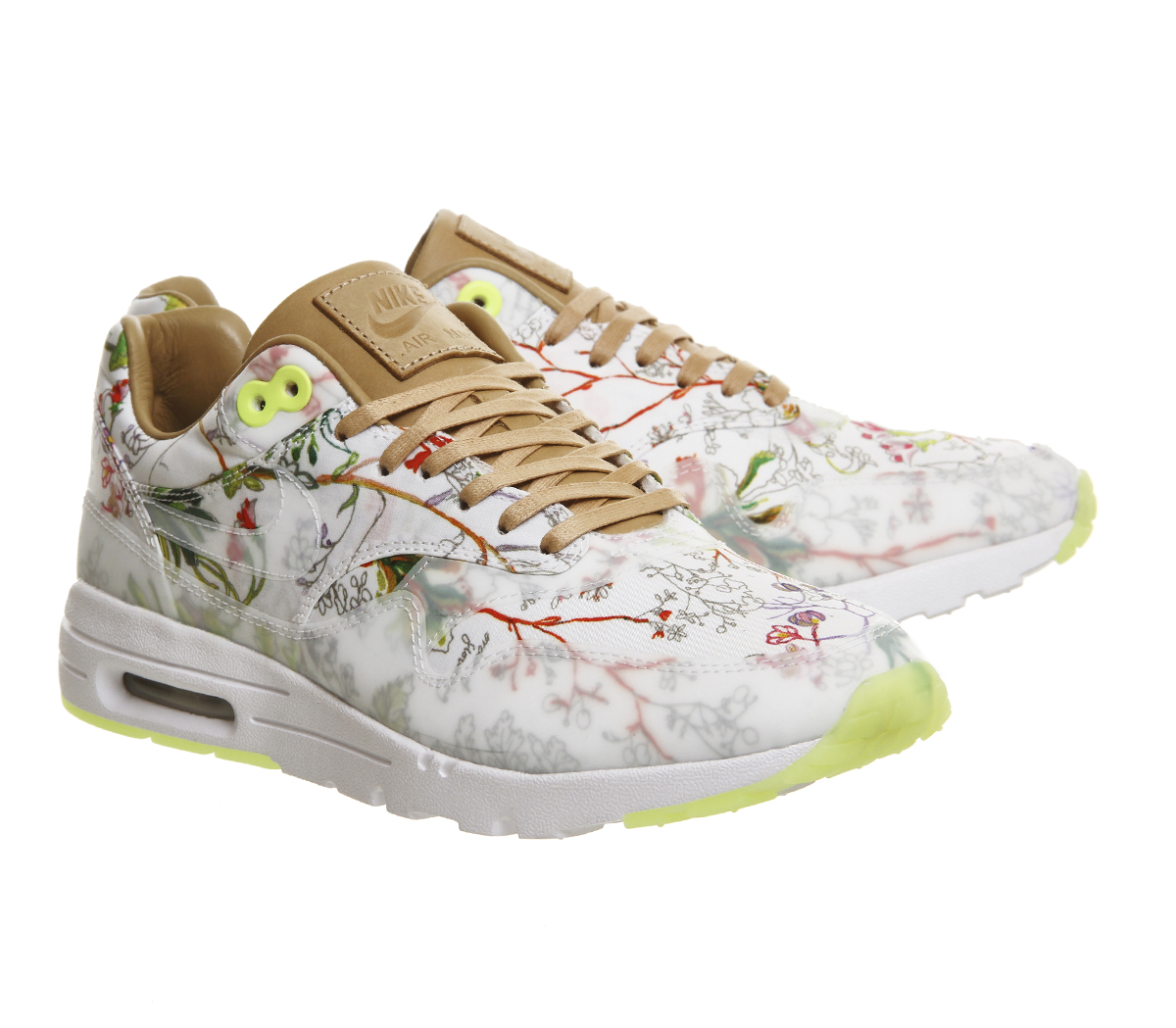 NikeAir Max 1 UltraLiberty White Vachetta Tan Qs