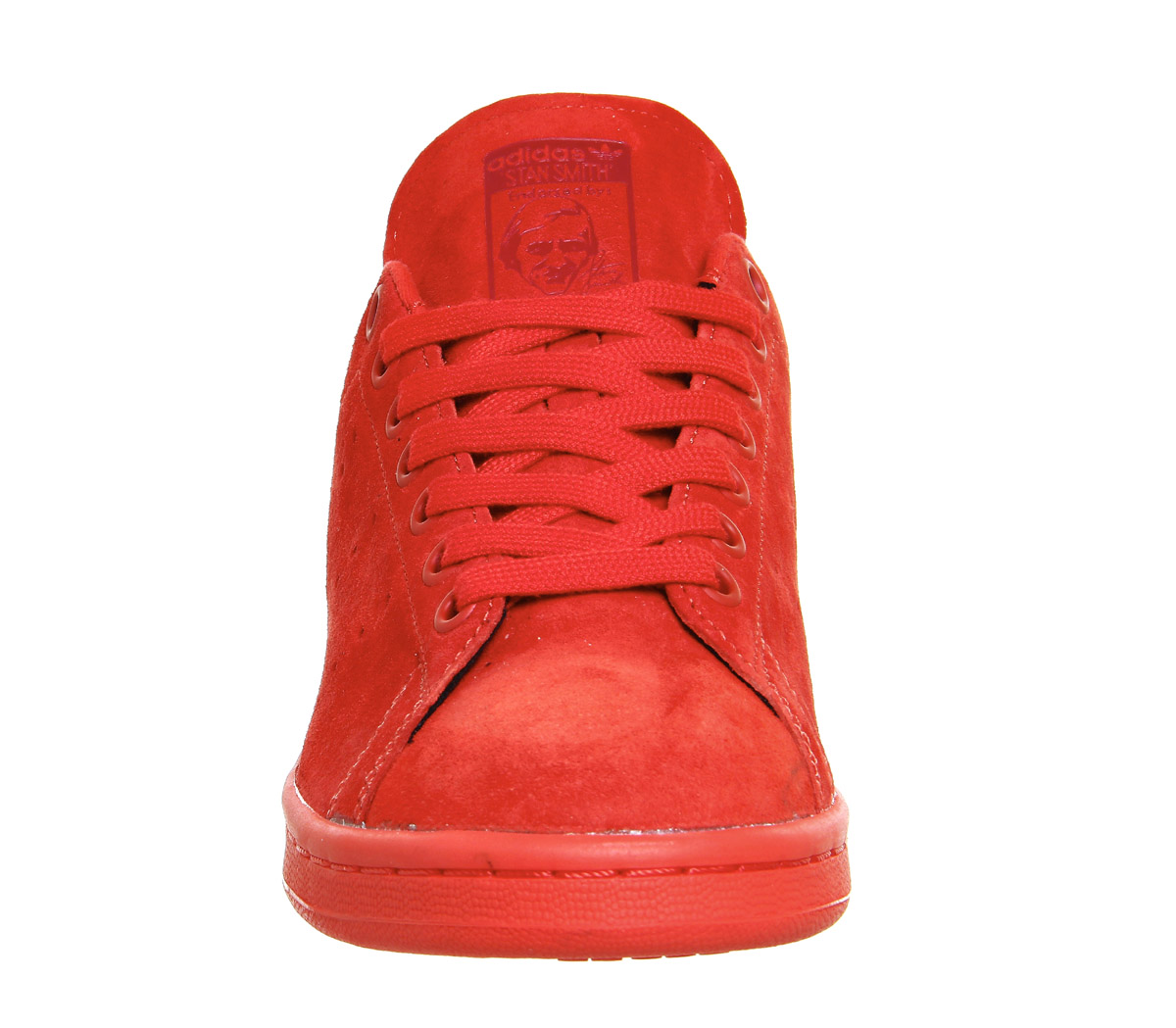 adidas stan smith red mono suede