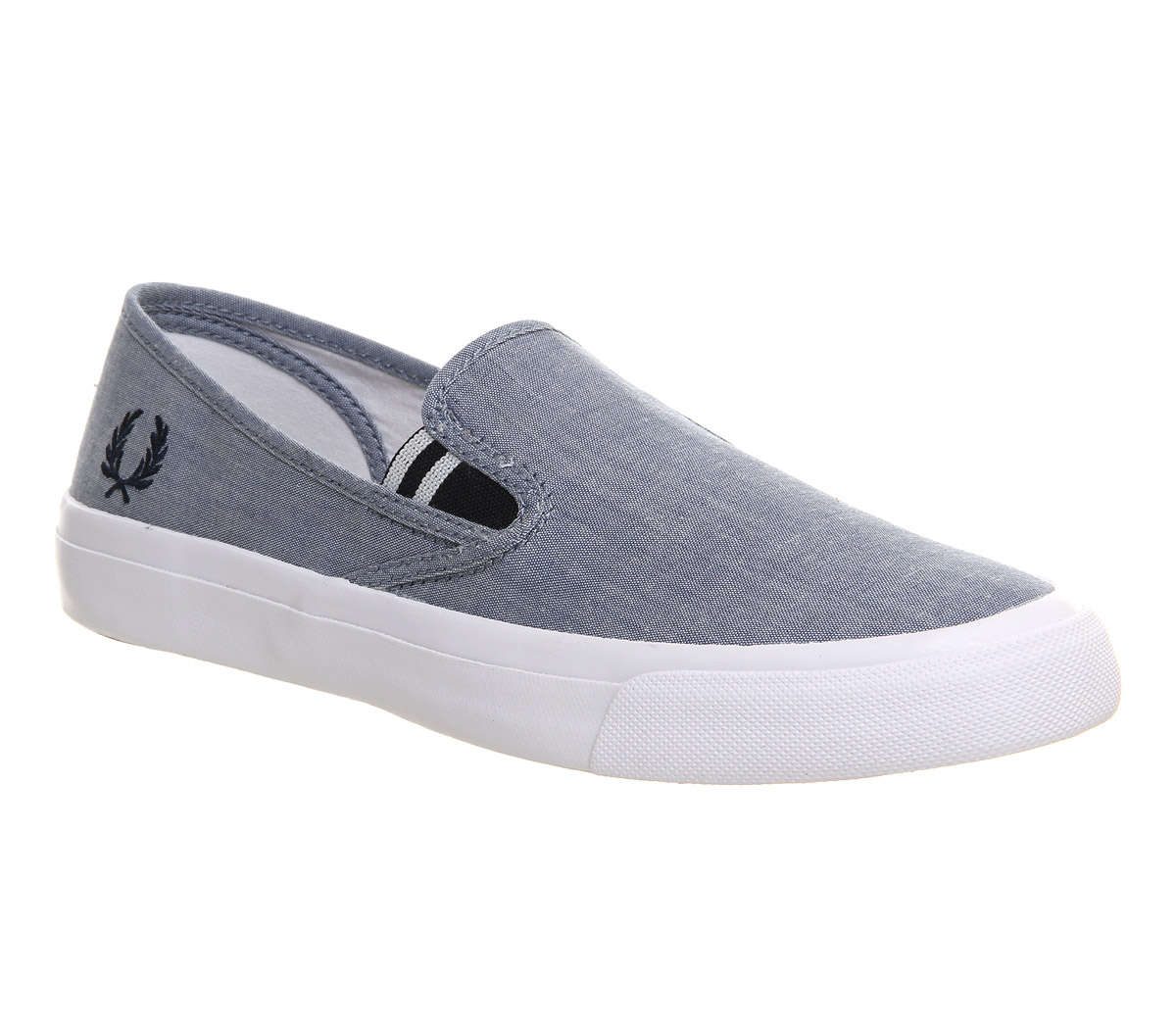Fred Perry Turner Slip On Blue Chambray 