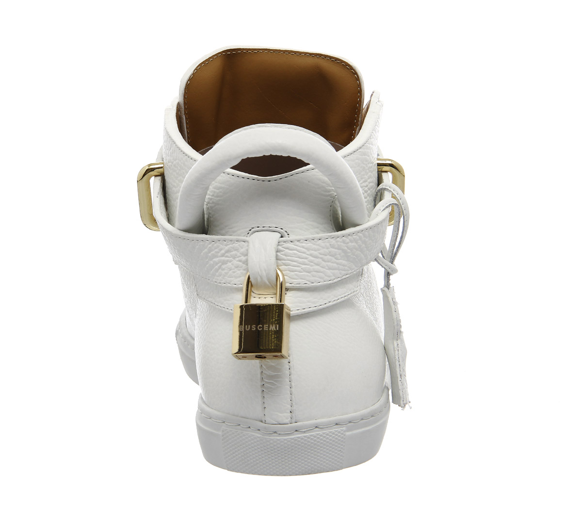 Buscemi 100mm ShoesWhite Leather