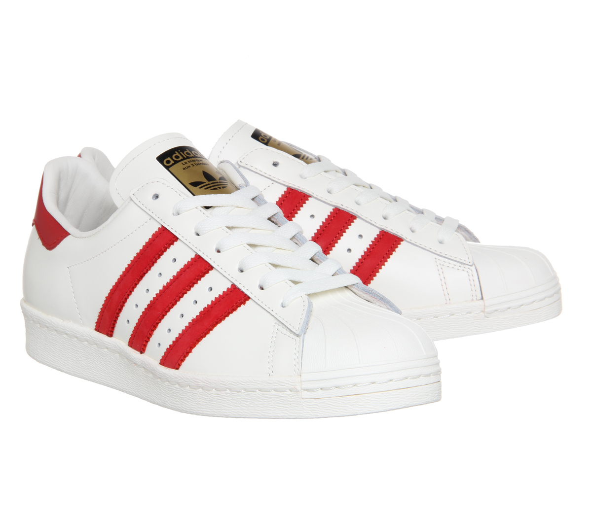 adidasSuperstar 80s DlxVintage Scarlet Red White