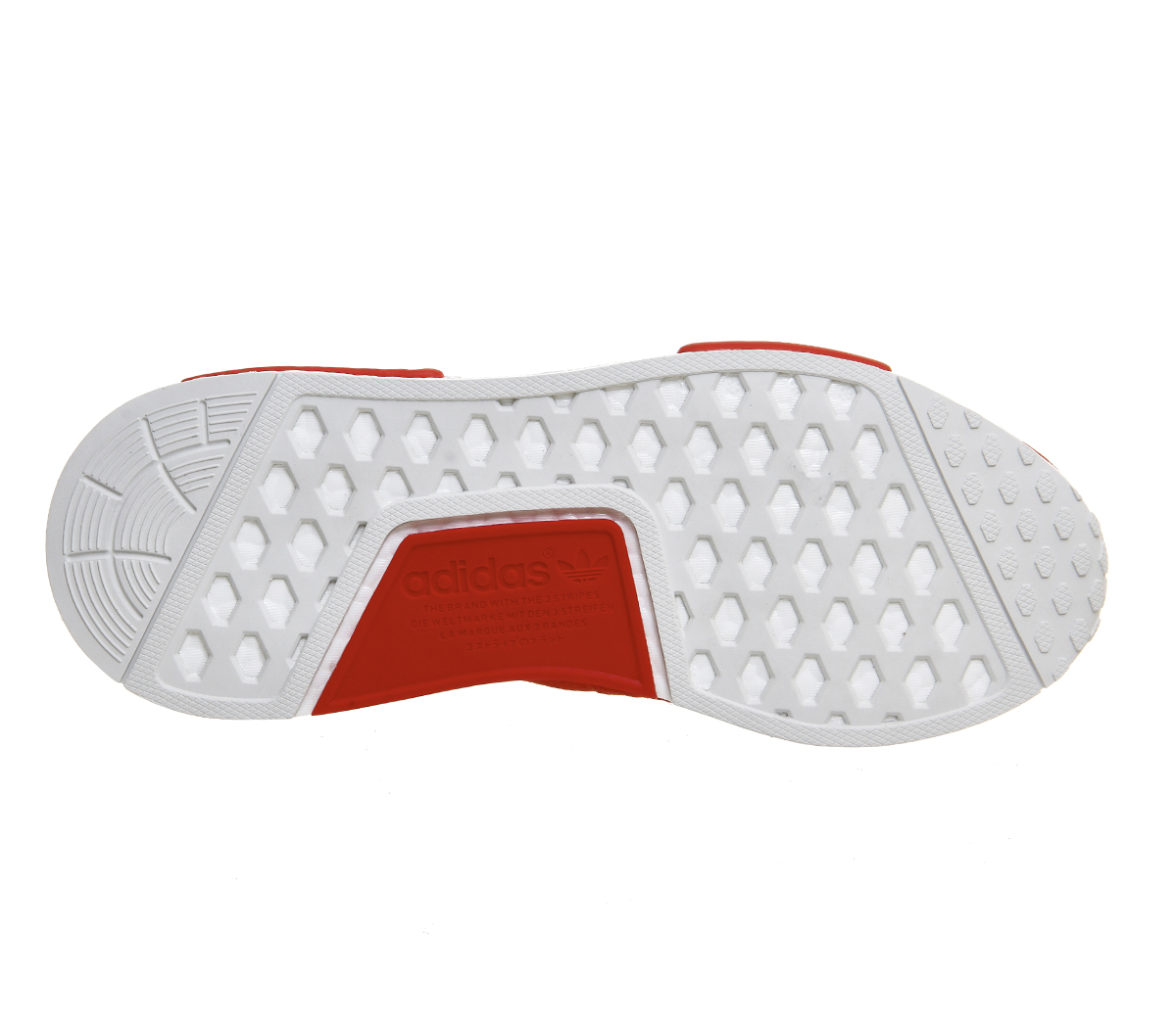 adidasNmd ChukkaLush Red Chalk White