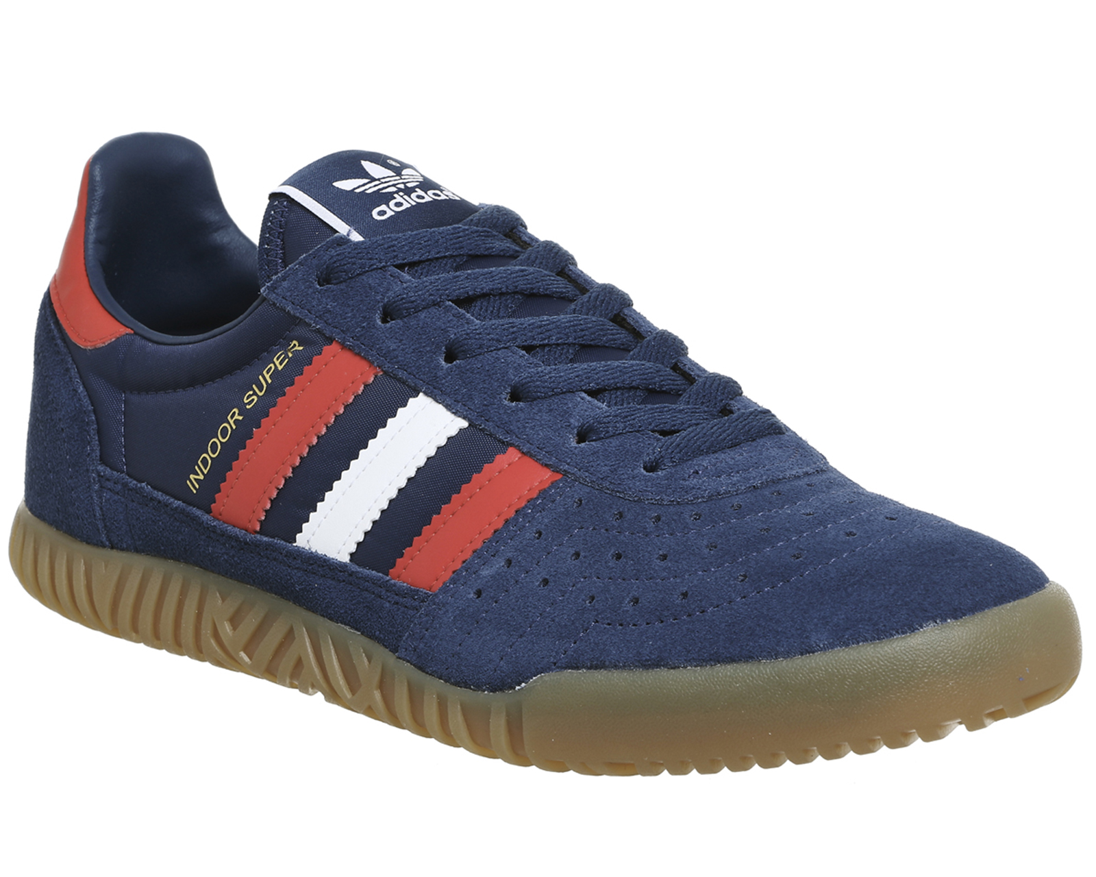 adidas Indoor Super Trainers Mystery Blue White - His trainers