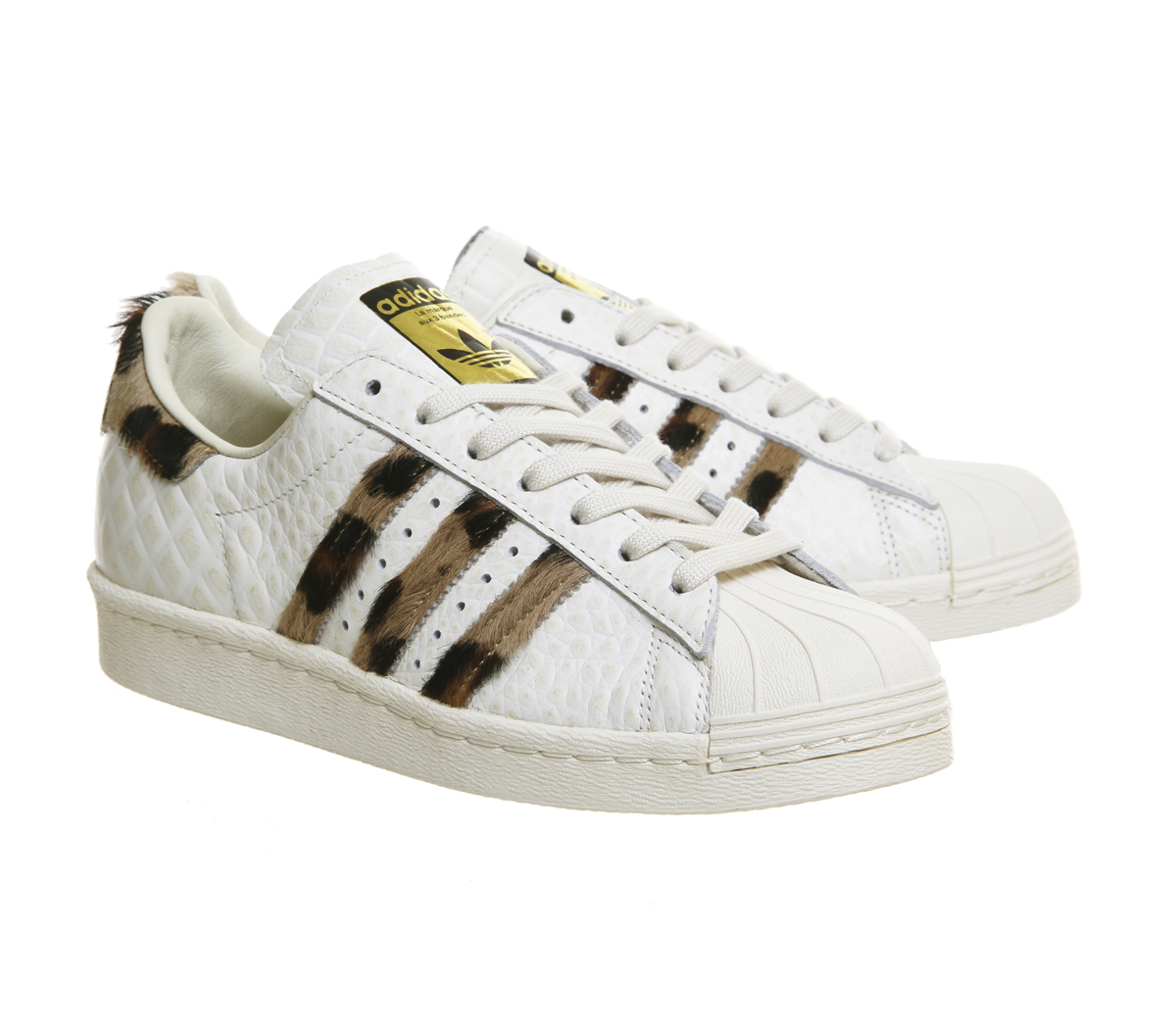 adidas Superstar 80s White Snake Leopard - Unisex Sports