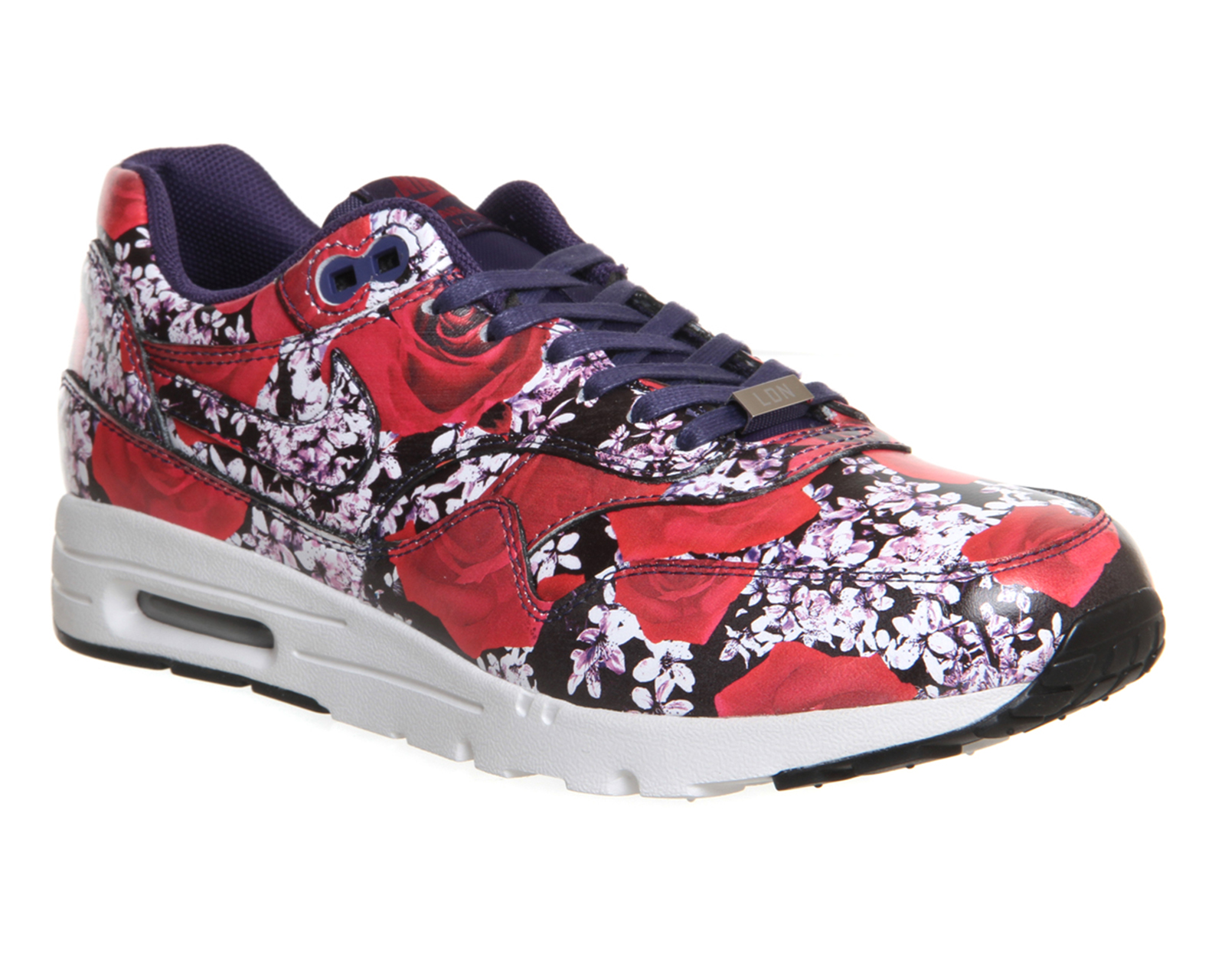 NikeAir Max 1 Ultra Moire (l)Lotc Black Red Floral London Qs