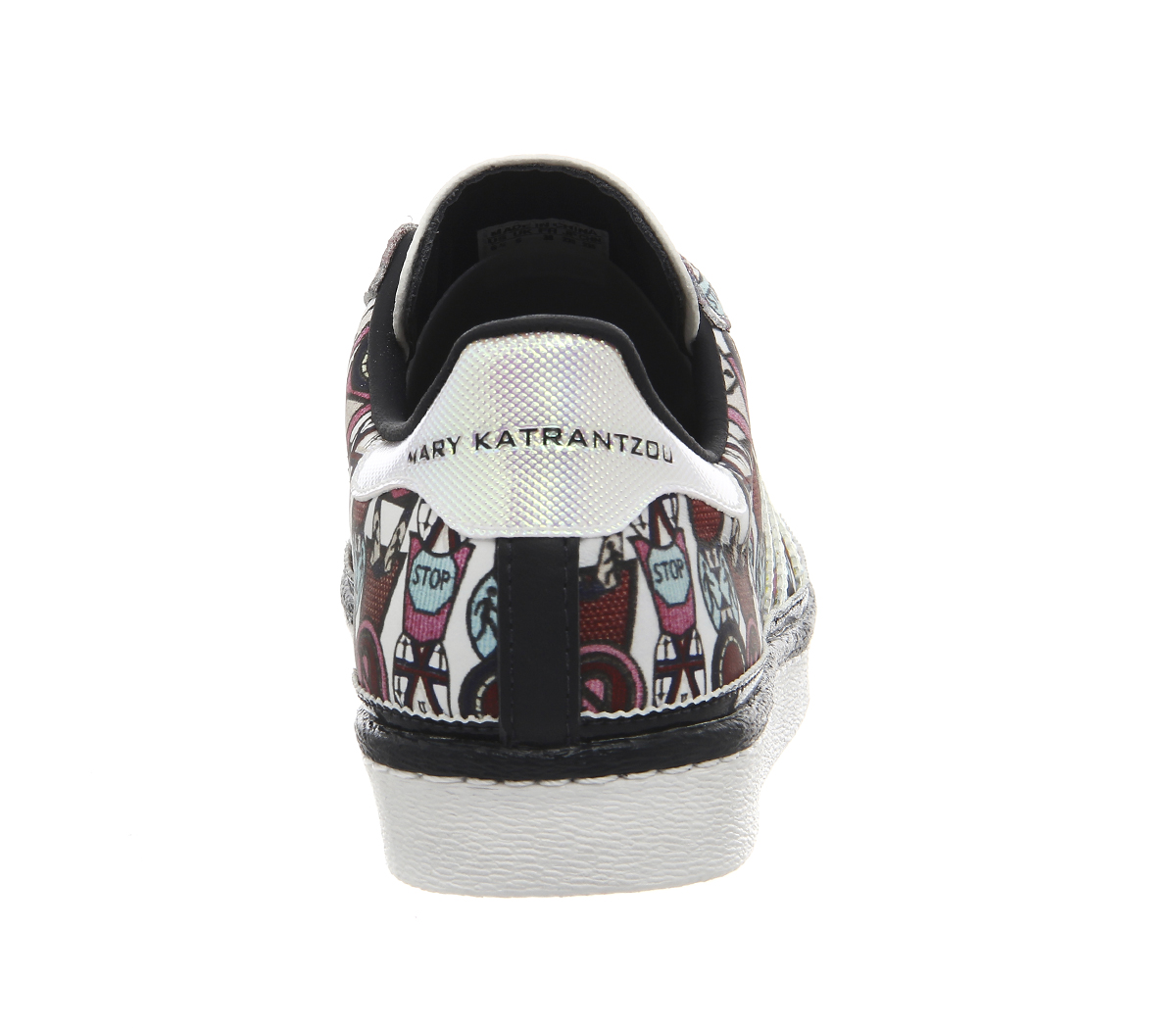 adidas Mary Katrantzou Superstar 80's Badges Black Orange White - Junior