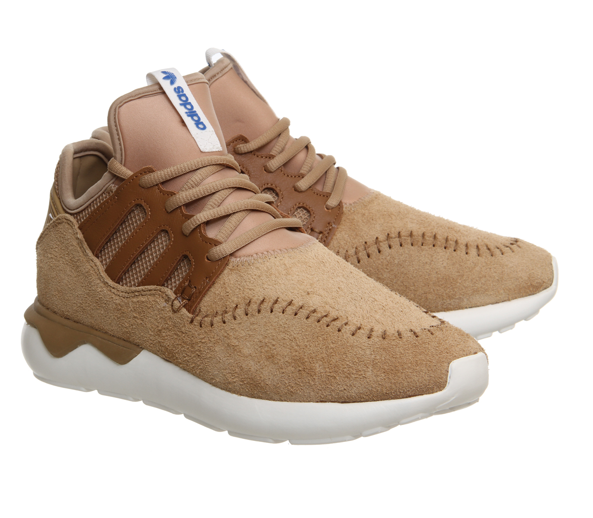 adidas Tubular Moc Runner Cardboard Timber Off White - Men's Trainers