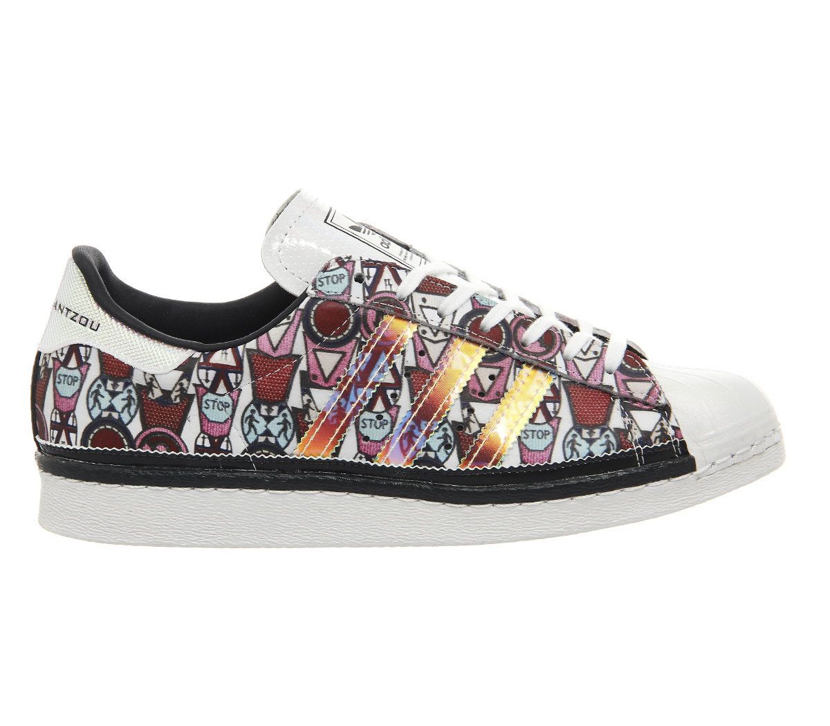 adidas Mary Katrantzou Superstar 80's Badges Black Orange White - Junior