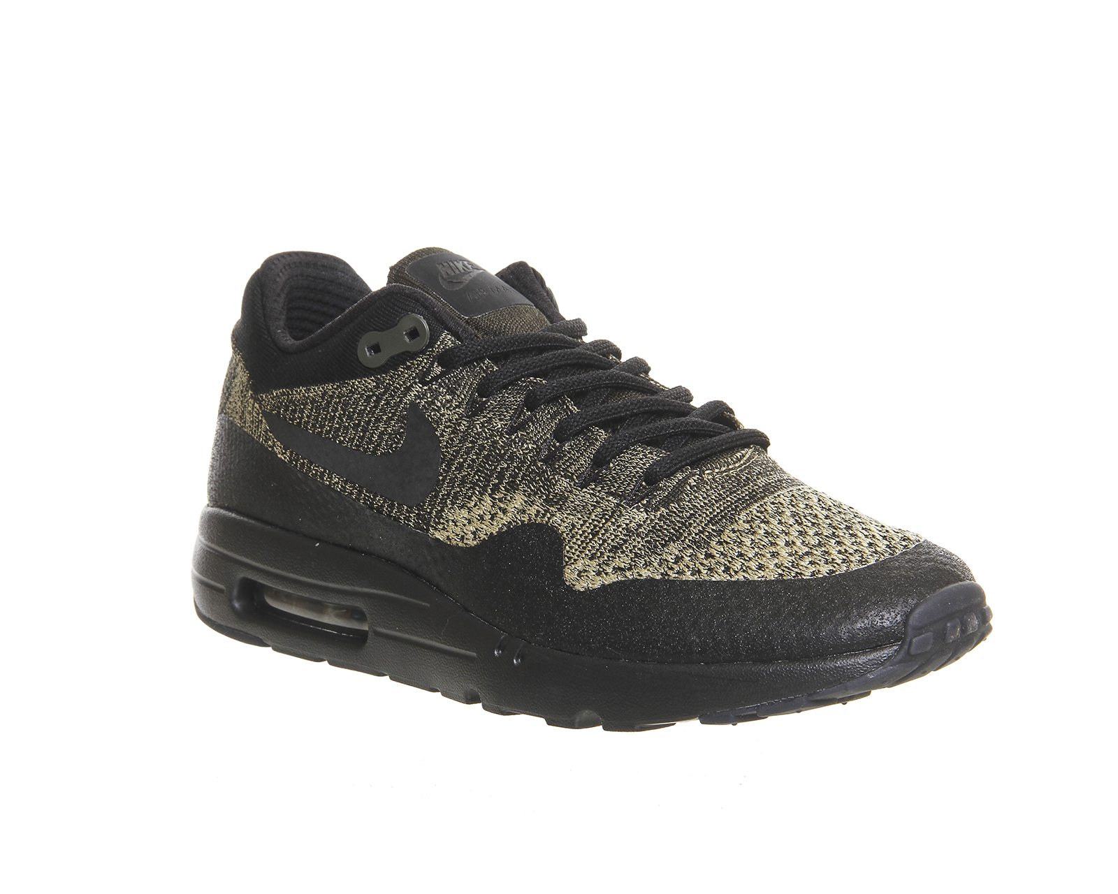 NikeAir Max 1 Flyknit MNeutral Olive Black Sequoia
