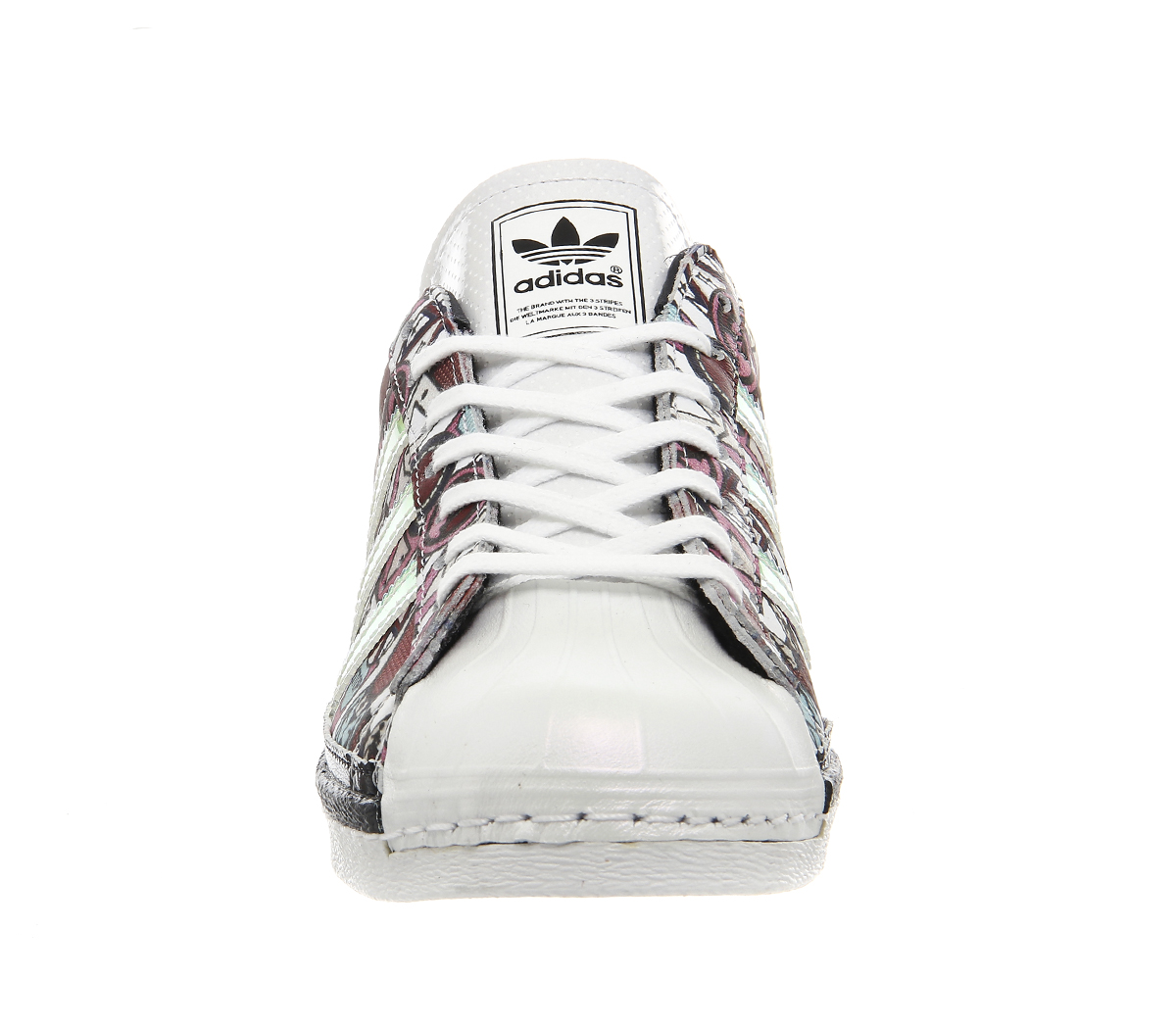 adidas Mary Katrantzou Superstar 80's Badges Black Orange White - Junior