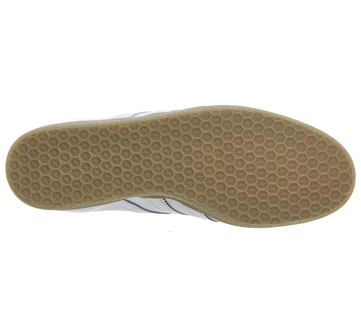 adidasGazelleWhite Leather Gold
